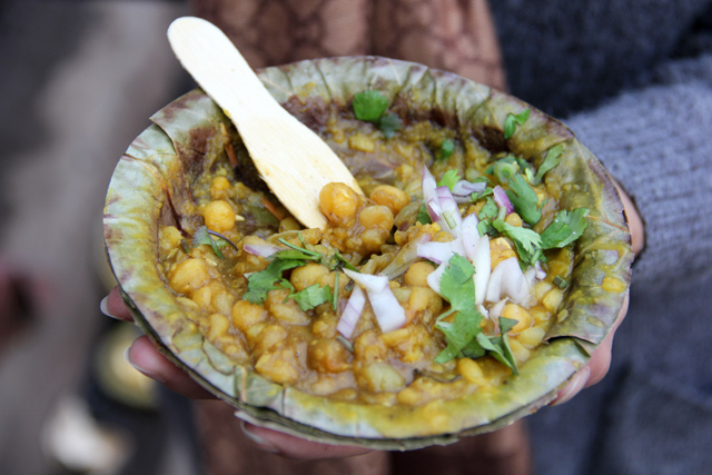Ghugni Chaat in Kolkata, India Ghugni Chaat in Kolkata, India