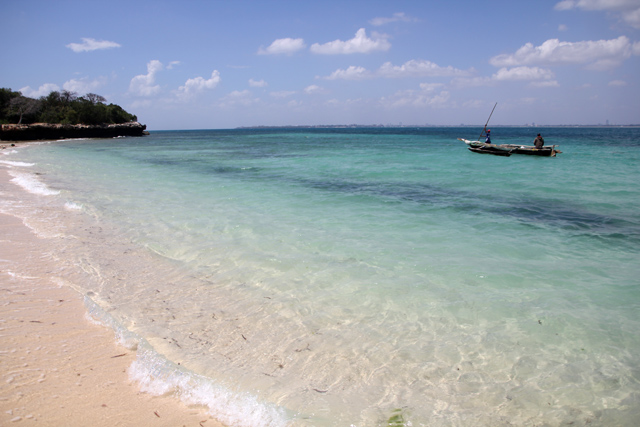 About to take a swim at Bongoyo Island, Dar Es Salaam, Tanzania About to take a swim at Bongoyo Island, Dar Es Salaam, Tanzania
