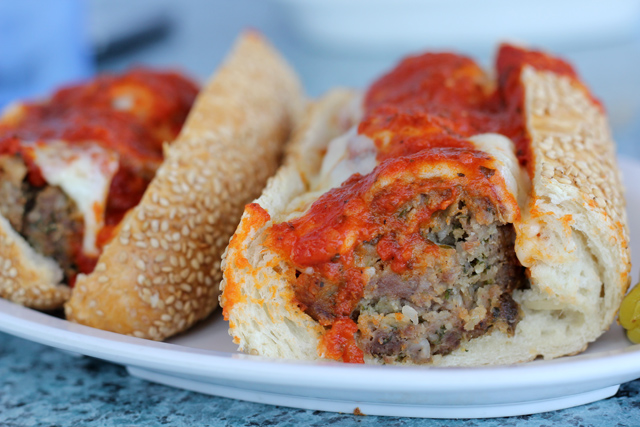 The DeFalco's meatball sub is perfection in a roll The DeFalco's meatball sub is perfection in a roll