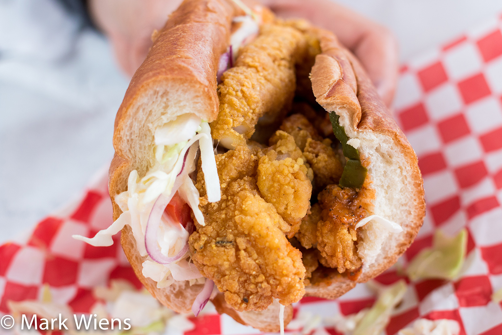 Combo Fish and Shrimp Po-boy